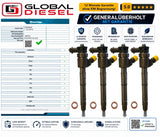 4x Injecteur pour Renault Dacia 0445110800 166007427R